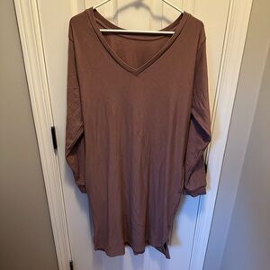 NWOT Kindred Bravely Blake Oversized Maternity & Nursing Lounge Dress - XL